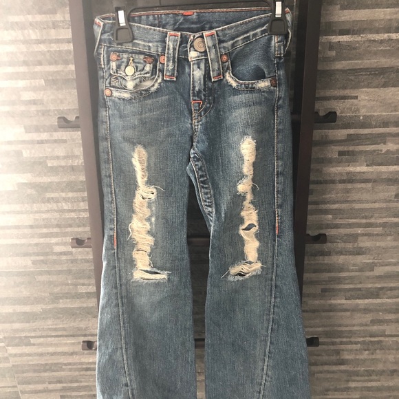 True Religion Girls Size 4 Jeans - Picture 2 of 4